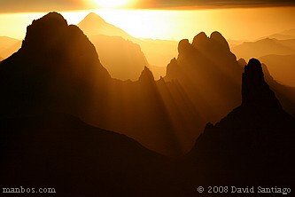 Amanecer en el desierto