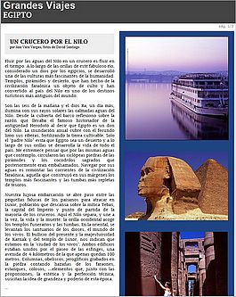 Un crucero por el Nilo, Egipto