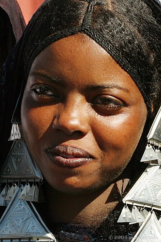 Mujer Tuareg en Tamanrasset