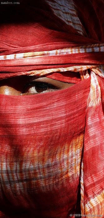 Mujer Tuareg en Tamanrasset