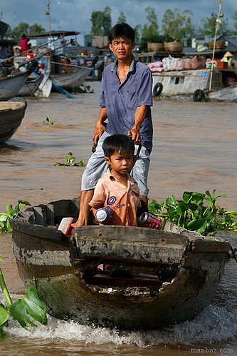 Vietnam - Mercado flotante de Cai Rang