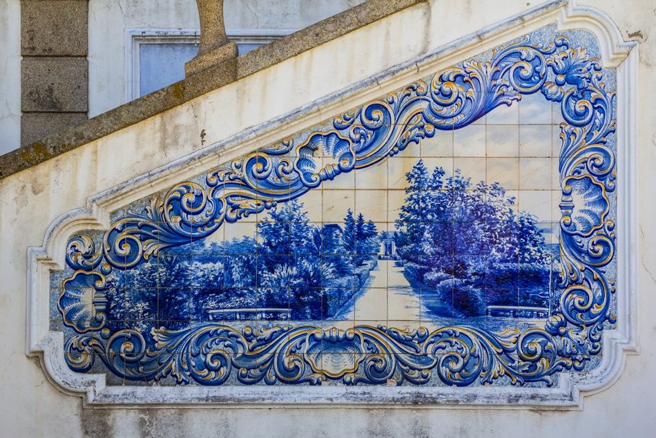 Azulejos muralla Castelo Branco