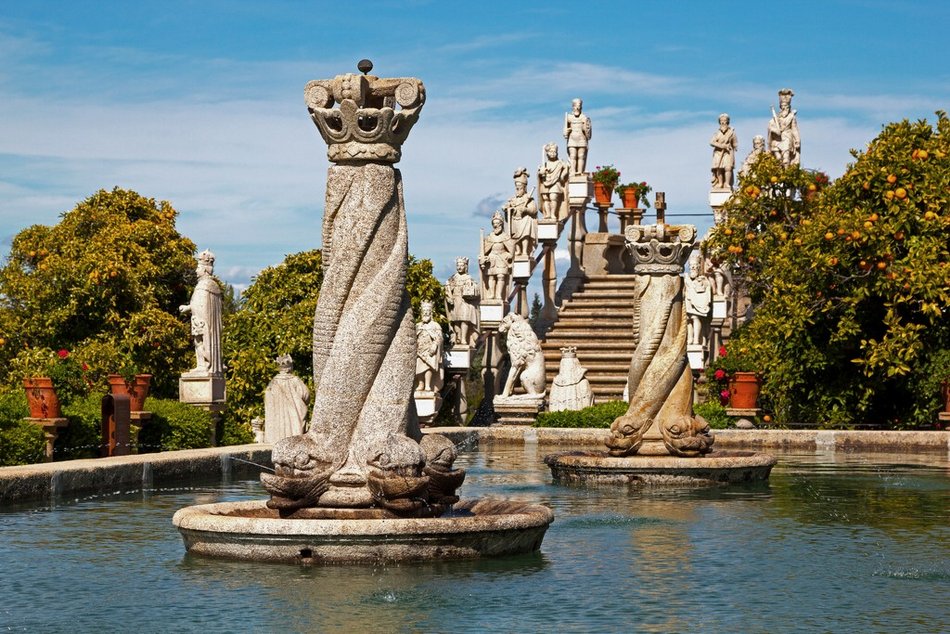 Jardines del Palacio Episcopal de Castelo Branco