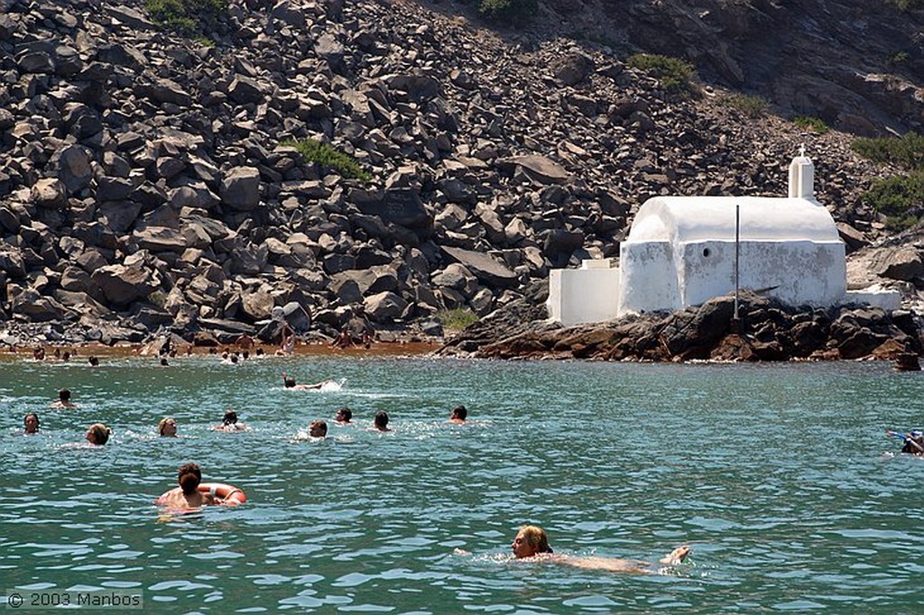 Santorini
Zambullida hacia Hot Springs
Santorini