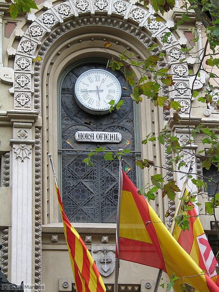 Barcelona
La hora oficial - Primer reloj público
Barcelona