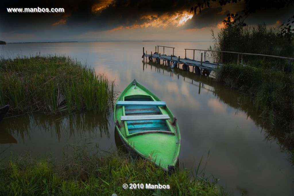 La Albufera
Barca verde Albufera 
Valencia 