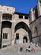 Plaza del Rey, Barcelona, España