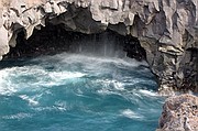 Los Hervideros, Lanzarote, España