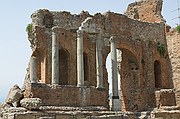 Teatro griego, Taormina, Italia