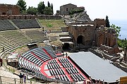 Teatro griego, Taormina, Italia