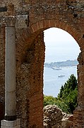 Teatro griego, Taormina, Italia