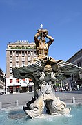 Fontana di Tritone, Roma, Italia