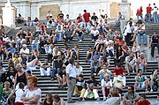 Piazza di Spagna, Roma, Italia