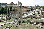 El Foro Romano, Roma, Italia