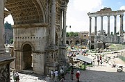 El Foro Romano, Roma, Italia