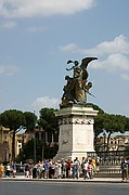 Piazza Venezia, Roma, Italia