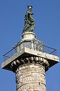 Piazza Colonna, Roma, Italia