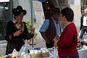 Mercado de los viernes, Sion, Suiza