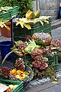 Mercado de los viernes, Sion, Suiza