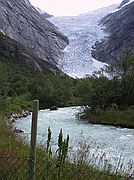 Glaciar de Briksdal, Glaciar de Briksdal, Noruega