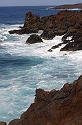 Los Hervideros, Lanzarote, España