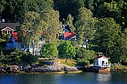 Residencias en las islas, Estocolmo, Suecia