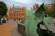 Plaza del Ayuntamiento, Copenhague, Dinamarca