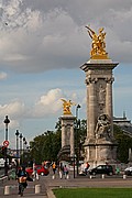 Puente de Alejandro III, Paris, Francia