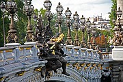 Puente de Alejandro III, Paris, Francia