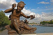 Puente de Alejandro III, Paris, Francia