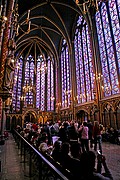 La Sainte Chapelle, Paris, Francia