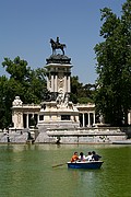 Lago del Retiro, Madrid, España