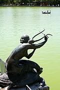 Lago del Retiro, Madrid, España