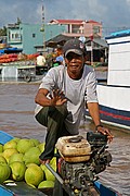 Mercado flotante de Cai Rang, Can Tho, Vietnam