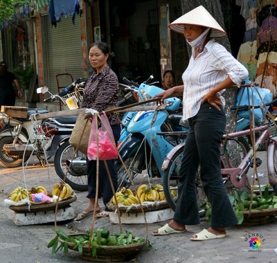 Vendedora callejera Hanoi