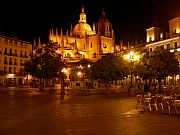 plaza mayor, Segovia, España