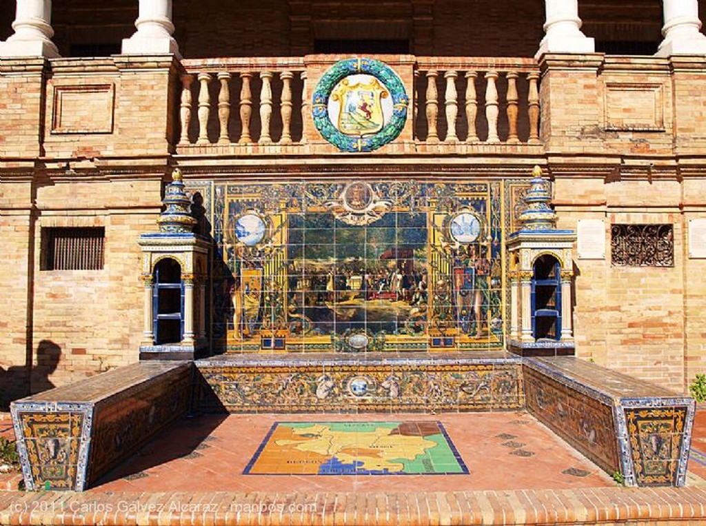 Sevilla
Detalle en la Plaza de España.
Sevilla