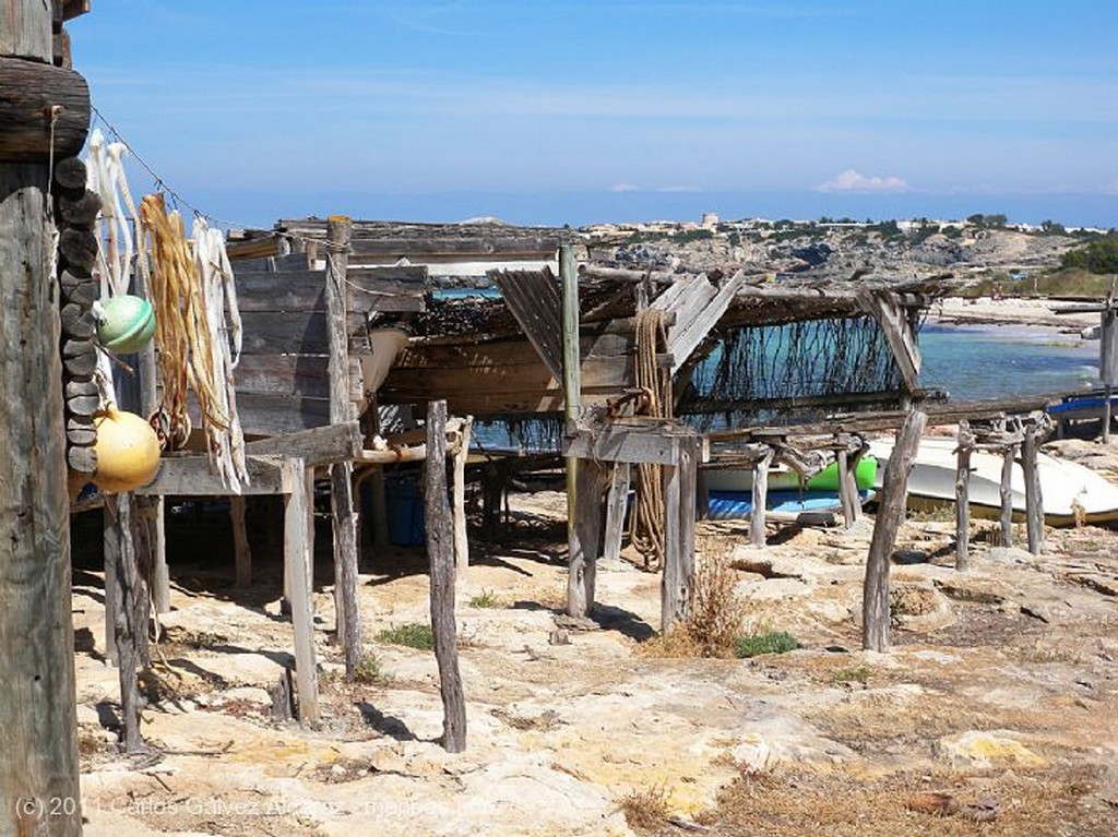 Formentera
Secando pescado.
Islas Baleares