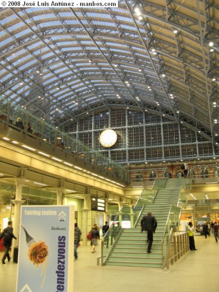 Foto de Londres, Estacion de St. Pancras, Reino Unido - St. Pancras International Train Station