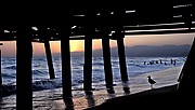 Santa Monica Beach, Los Angeles, Estados Unidos