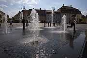 Plaza Mayor, Sibiu, Rumania