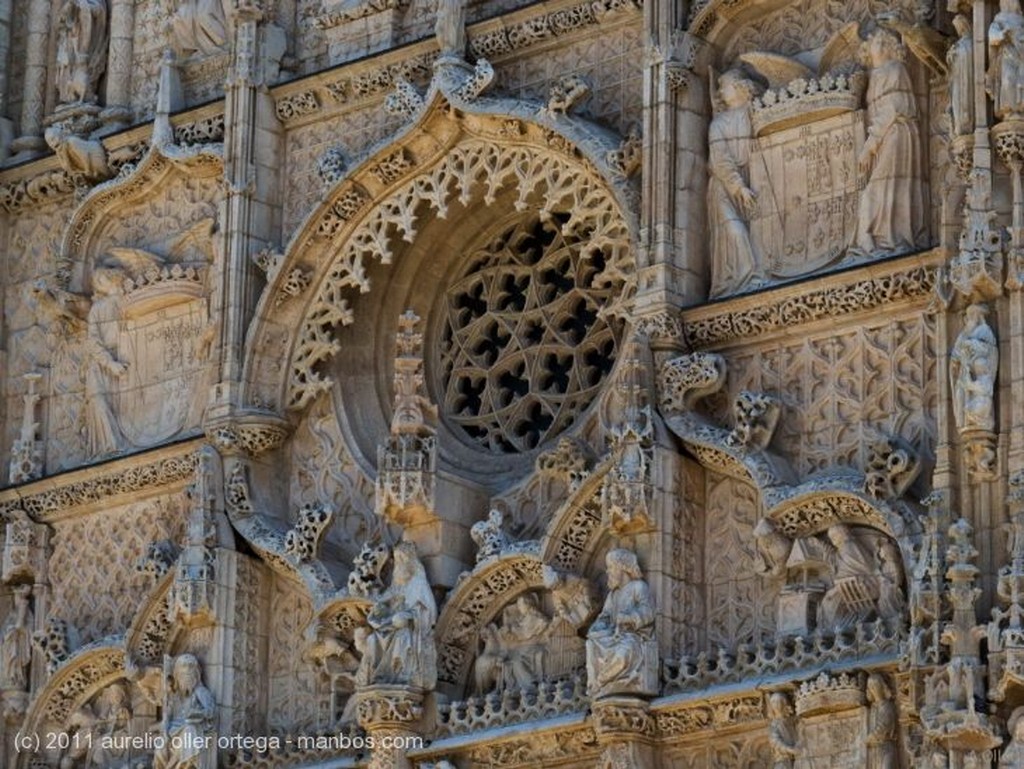 Valladolid
Roseton de la Iglesia de S Pablo 
Valladolid