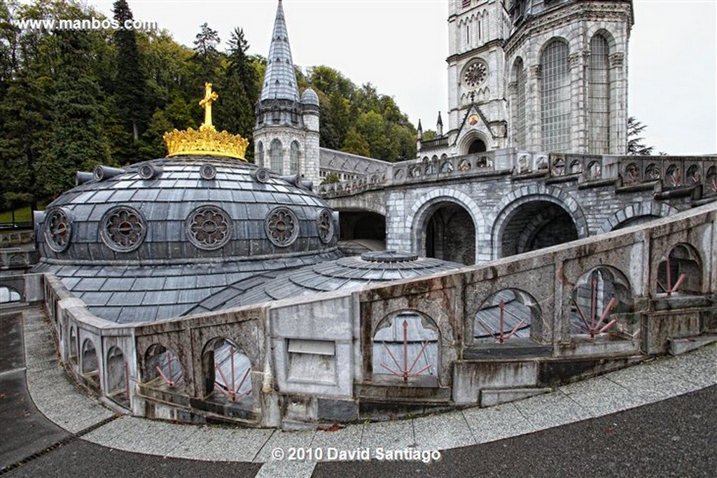 Lourdes
Basilica del Rosario Lourdes 
Hauter Pyrenees 