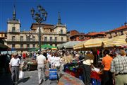 Mercado de la Plaza Mayor, Leon, España