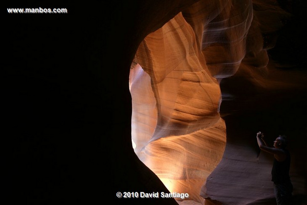 Antelope Canyon National Park 
Antelope Canyon Cañon Page Arizona 
Arizona 