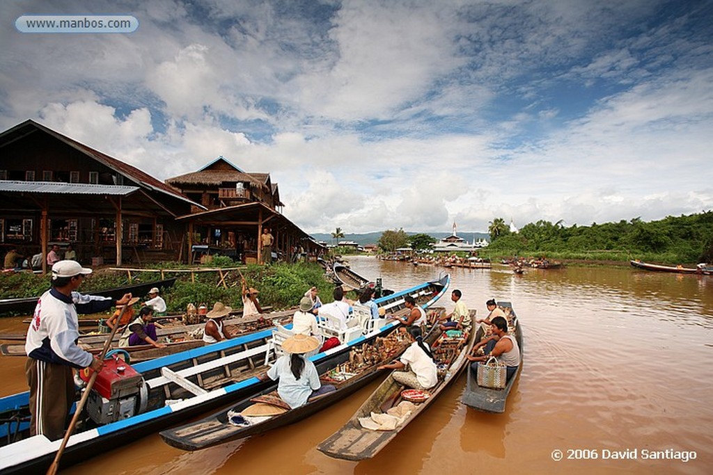 Lago Inle
Mercado de ywama en el Lago Inle Myanmar
Lago Inle