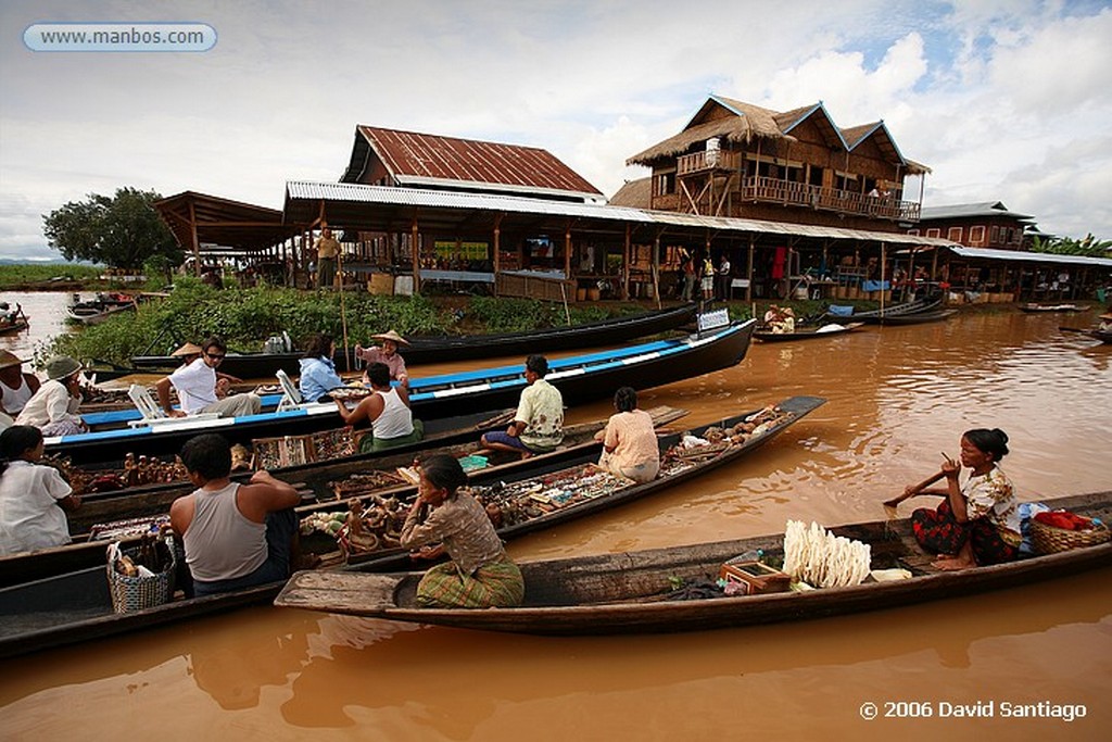 Lago Inle
Mercado de ywama en el Lago Inlhe Myanmar
Lago Inle