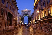 Arco de Rua Augusta, Lisboa, Portugal