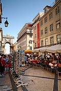 Arco de Rua Augusta, Lisboa, Portugal