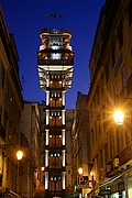 Ascensor de Santa Justa, Lisboa, Portugal